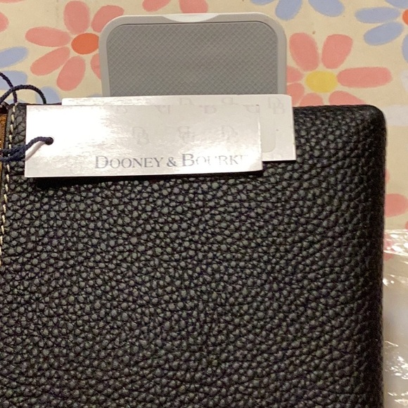 Dooney & Bourke Black Mini Bag with Gold Accents - Picture 3 of 5
